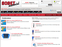 Tablet Screenshot of bobet-materiel.com